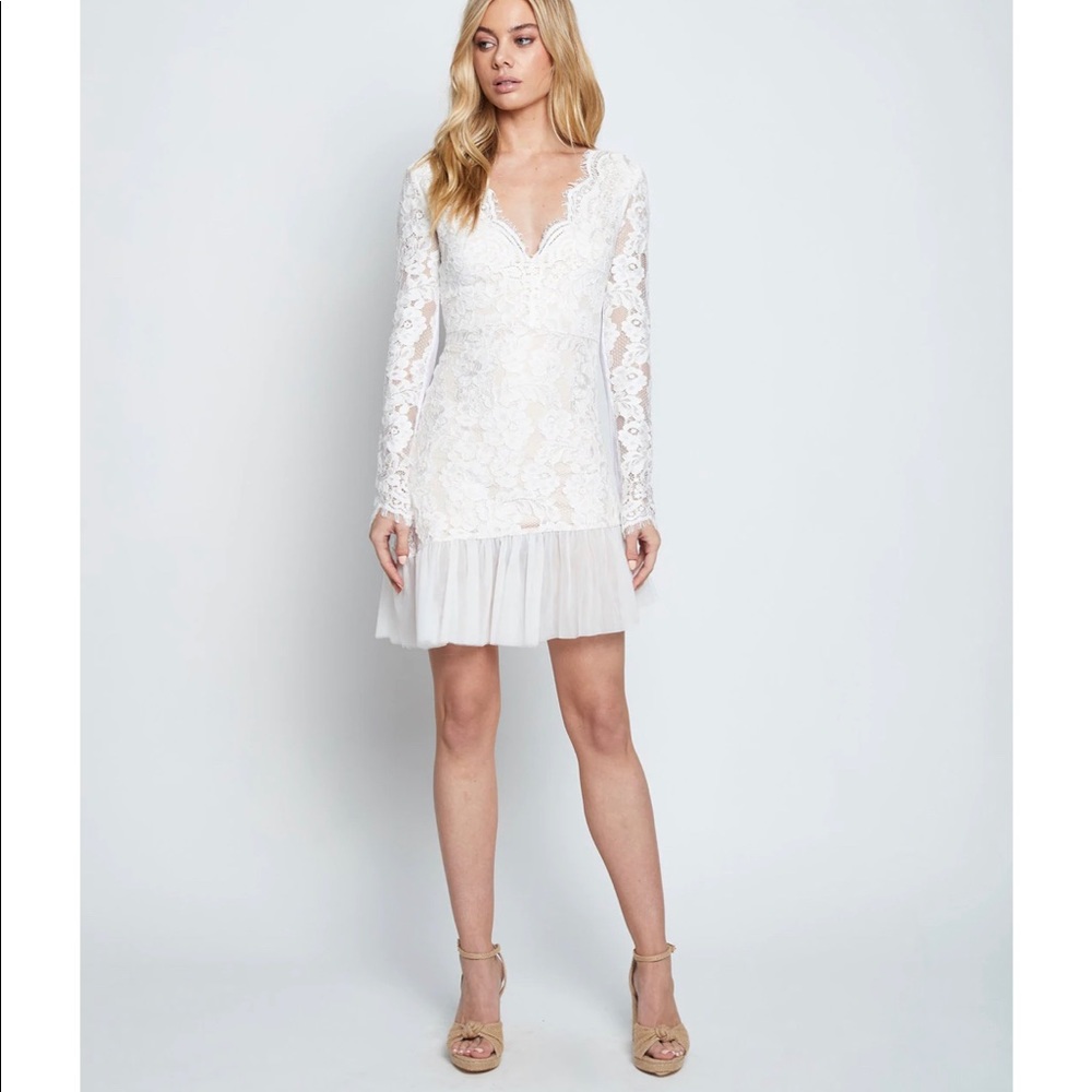 lurelly VELA LACE TULLE DRESS Size 4